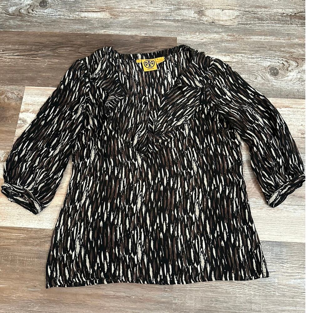 Tory Burch 100% Silk Blouse size 8